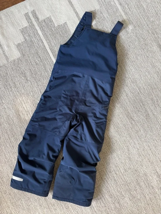 Patagonia Kids Navy Snow Bib Overalls with Reflective Accents Boy’s Size 5T - Picture 5 of 5